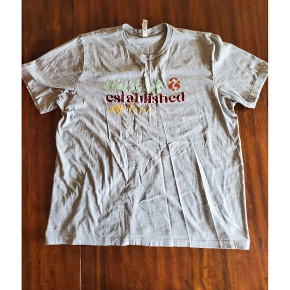 4/$15 Rooted and Established in love Womens Short Sleeve Ladies T Shirt Size 2XL - Picture 1 of 7